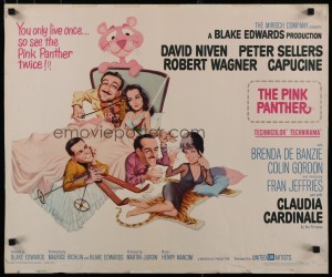 A recent purchase from Nick at their website: 1964 - Pink Panther 1/2 Sheet Unfolded.